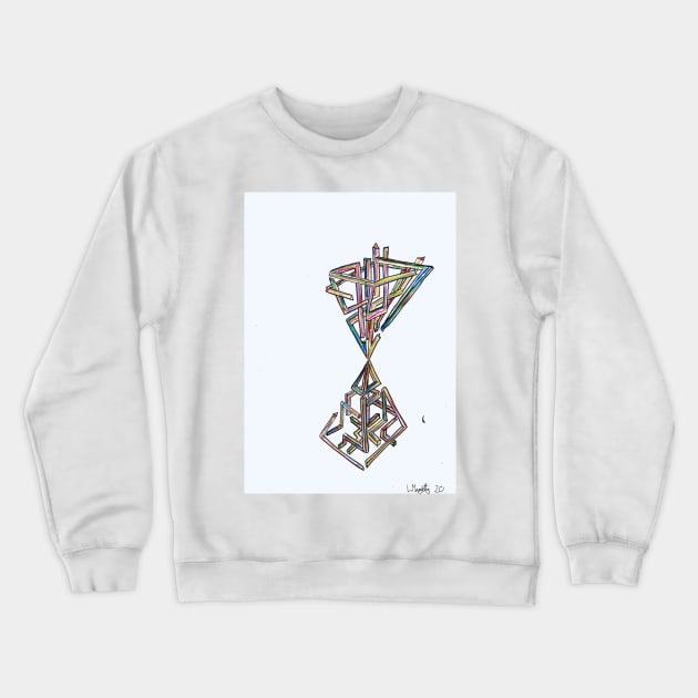 Twisting Time Crewneck Sweatshirt by LukeMargetts